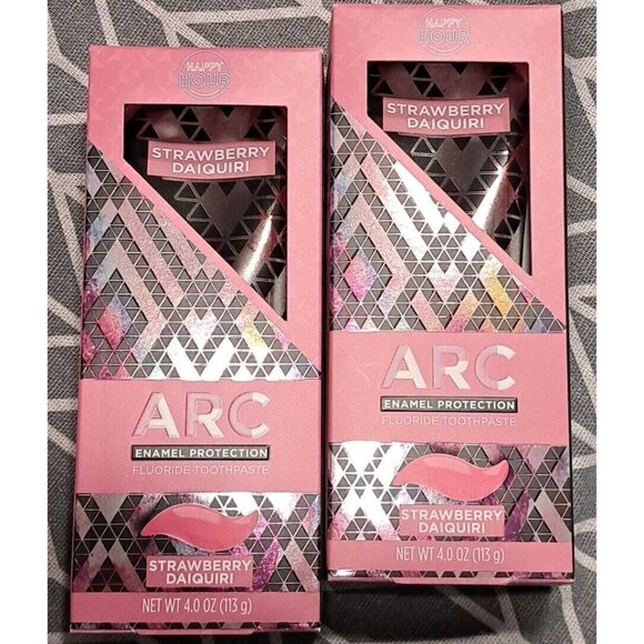 Arc Enamel Protection Fluoride Toothpaste Strawberry Daiquiri Flavor 4 Oz (2-Pac - Picture 1 of 3